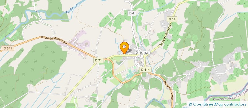 localisation de l'entreprise ETABLISSEMENT D HEBERGEMENT POUR PERSONNES AGEES DEPENDANTES LES TOURTERELLES à GRIGNAN