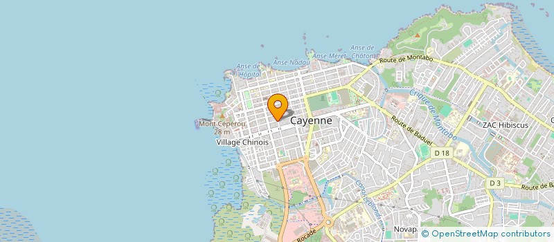 localisation de l'entreprise ETABLISSEMENT DALPHRASE à CAYENNE