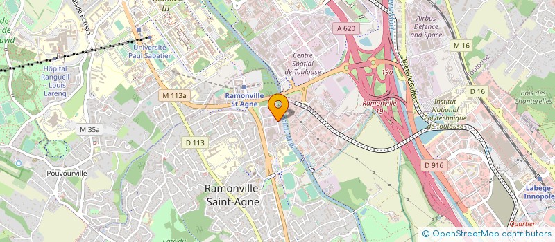 localisation de l'entreprise ETABLISSEMENT DAUMAIN  RAMONVILLE-SAINT-AGNE