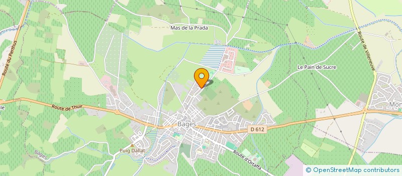 localisation de l'entreprise ETABLISSEMENT DE FORMATION PROFESSIONNELLE  BAGES