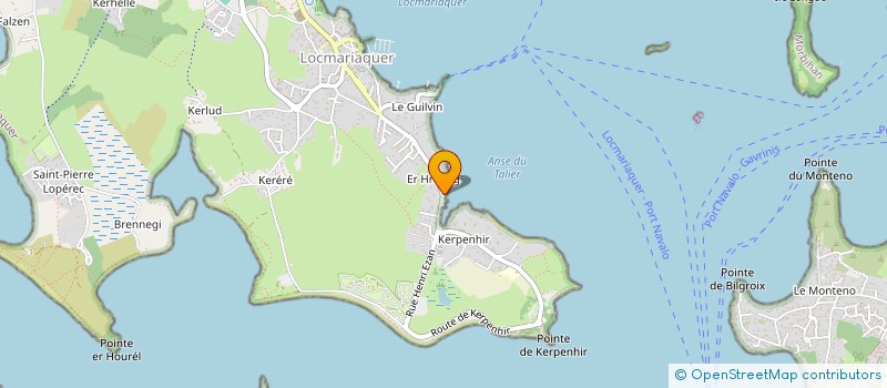 localisation de l'entreprise ETABLISSEMENT DE KERPENHIR à LOCMARIAQUER