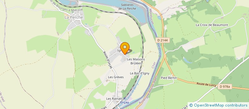 localisation de l'entreprise ETABLISSEMENT DE VALEURS FONCIERES  LA PERCHE