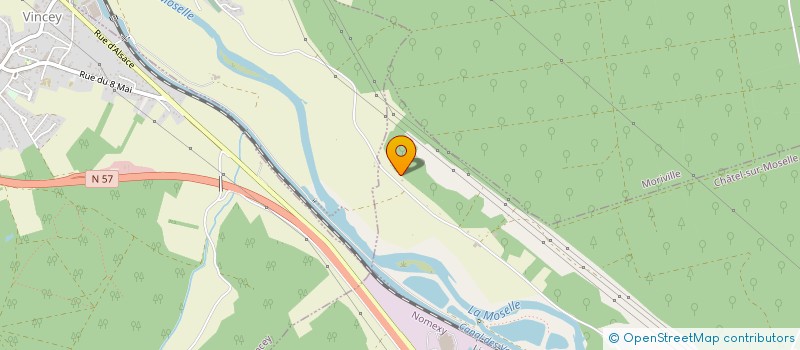 localisation de l'entreprise ETABLISSEMENT DELON  CHATEL-SUR-MOSELLE