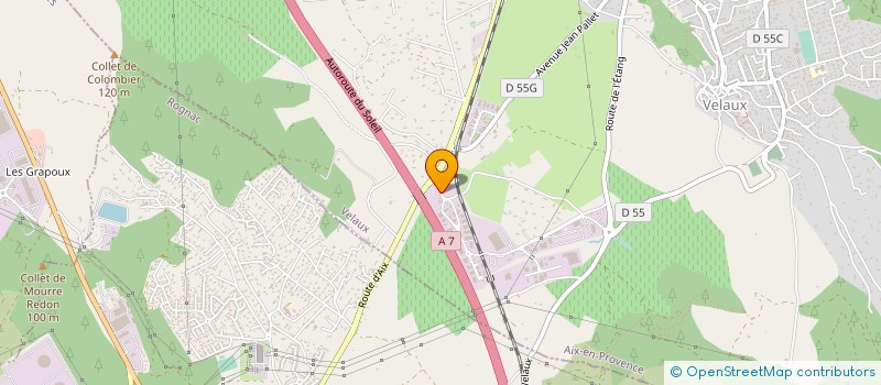 localisation de l'entreprise ETABLISSEMENT DELOUTE à VELAUX