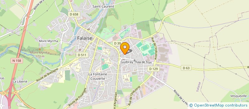 localisation de l'entreprise ETABLISSEMENT DESDOUETS à FALAISE