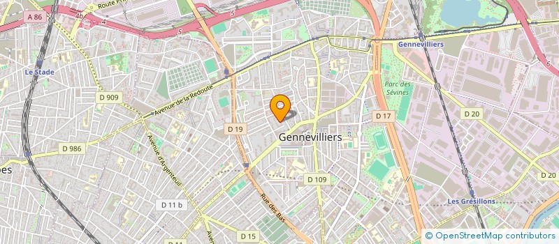 localisation de l'entreprise ETABLISSEMENT DIDEROT SERVICES à GENNEVILLIERS