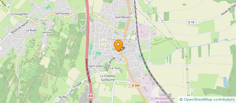 localisation de l'entreprise ETABLISSEMENT DOURY BENICOURT à MARNAY