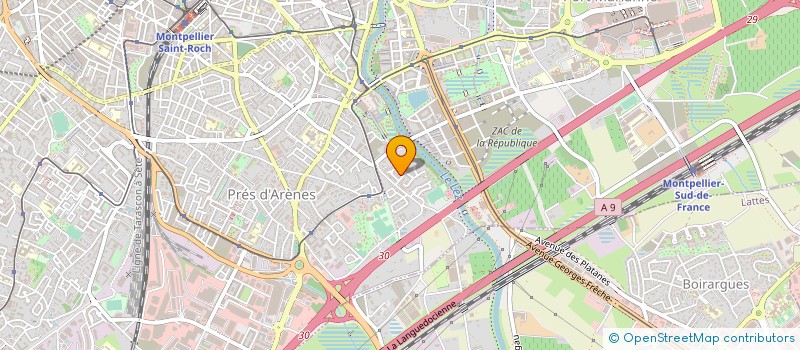 localisation de l'entreprise ETABLISSEMENT DRAPIER-DEWACHTER à MONTPELLIER