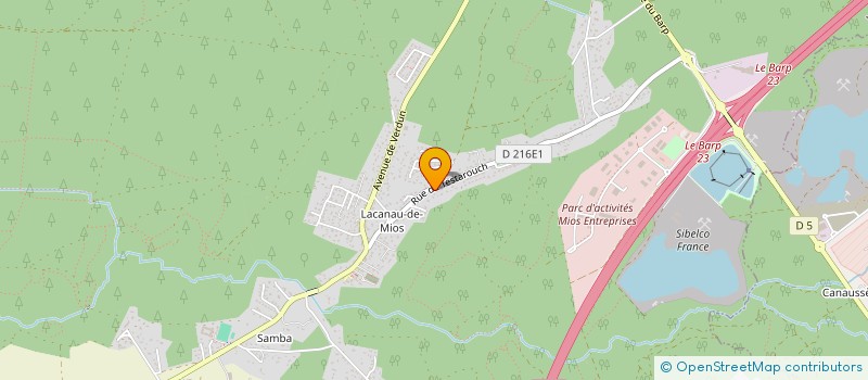 localisation de l'entreprise ETABLISSEMENT DRAUPE à MIOS