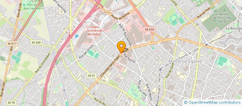 localisation de l'entreprise ETABLISSEMENT DROUART à TOURCOING