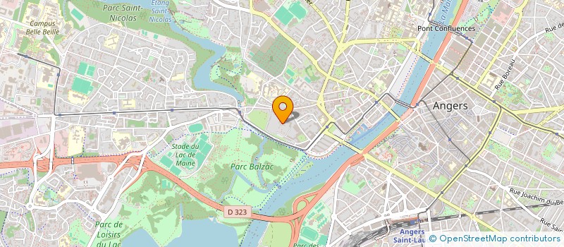 localisation de l'entreprise ETABLISSEMENT DU BON PASTEUR à ANGERS