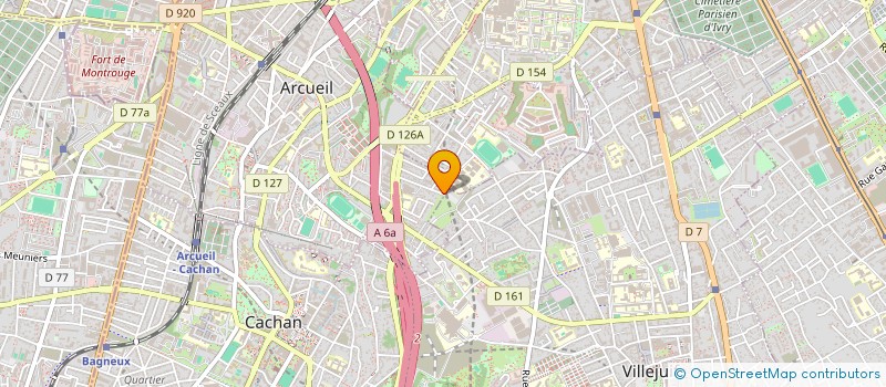 localisation de l'entreprise ETABLISSEMENT DUPRE SARL à ARCUEIL