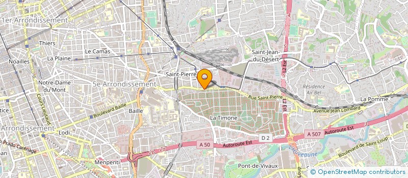 localisation de l'entreprise ETABLISSEMENT DURAND POMPES FUNEBRES MARBRERIE à MARSEILLE