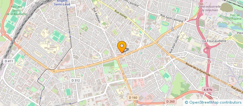 localisation de l'entreprise ETABLISSEMENT E. TURC à ANGERS