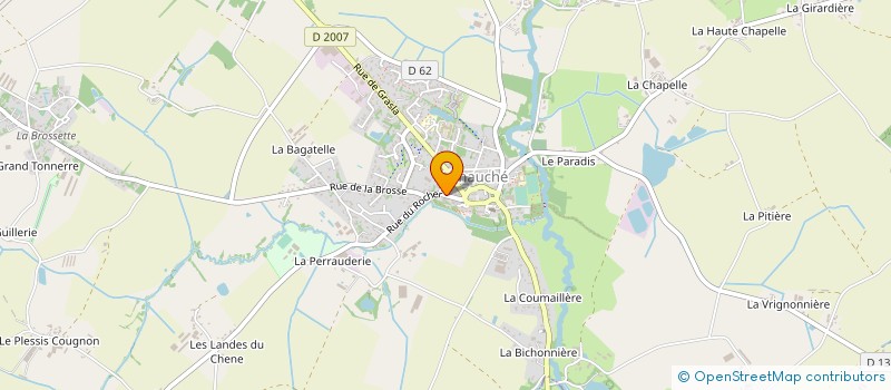 localisation de l'entreprise ETABLISSEMENT FAUCHET à CHAUCHE
