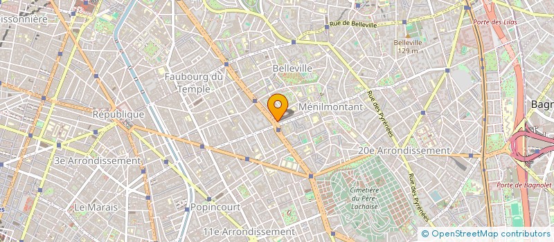 localisation de l'entreprise ETABLISSEMENT FAULIN  PARIS