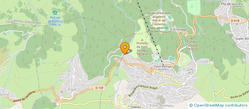 localisation de l'entreprise ETABLISSEMENT FERNANDEZ & FILS  FONT-ROMEU-ODEILLO-VIA