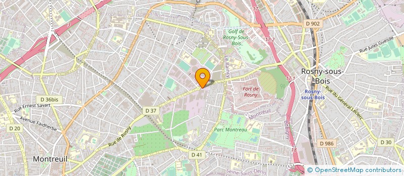 localisation de l'entreprise ETABLISSEMENT FIFI NET à MONTREUIL