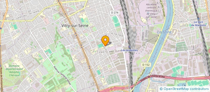 localisation de l'entreprise ETABLISSEMENT FIORE à VITRY-SUR-SEINE