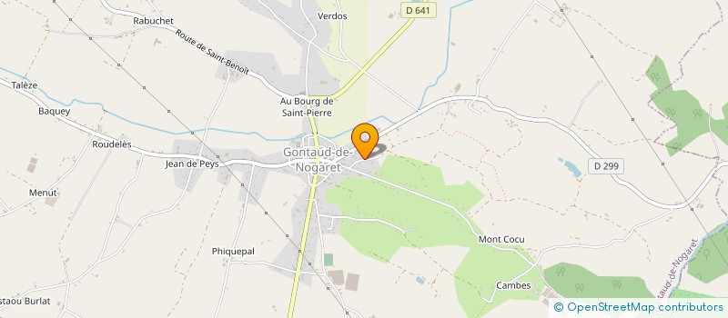 localisation de l'entreprise ETABLISSEMENT FIOROT  GONTAUD-DE-NOGARET