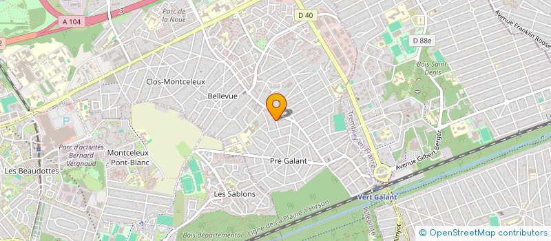localisation de l'entreprise ETABLISSEMENT FLEURISSAINT à VILLEPINTE