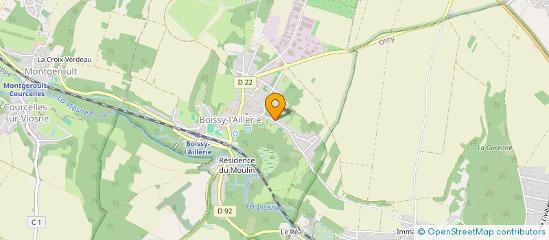 localisation de l'entreprise ETABLISSEMENT FORMATION CONSEIL GESTION  BOISSY L'AILLERIE