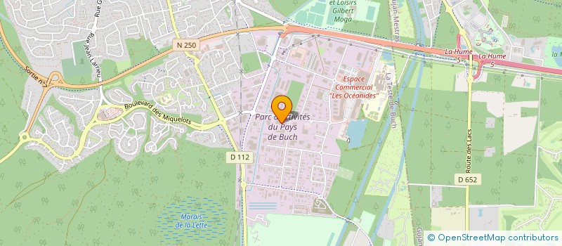 localisation de l'entreprise ETABLISSEMENT FRAMEZELLE - LE PARQUET DES DOCKS à LA TESTE-DE-BUCH