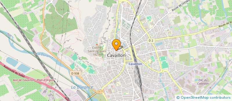 localisation de l'entreprise ETABLISSEMENT FRASSI à CAVAILLON