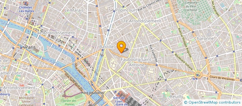 localisation de l'entreprise ETABLISSEMENT GABELLIER  PARIS