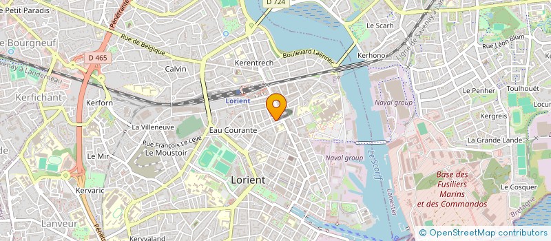 localisation de l'entreprise ETABLISSEMENT GAREL à LORIENT