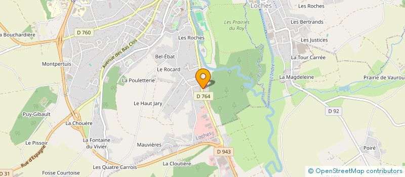 localisation de l'entreprise ETABLISSEMENT GARNIER à LOCHES