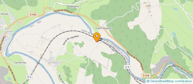 localisation de l'entreprise ETABLISSEMENT GASCON  LIVERS-CAZELLES