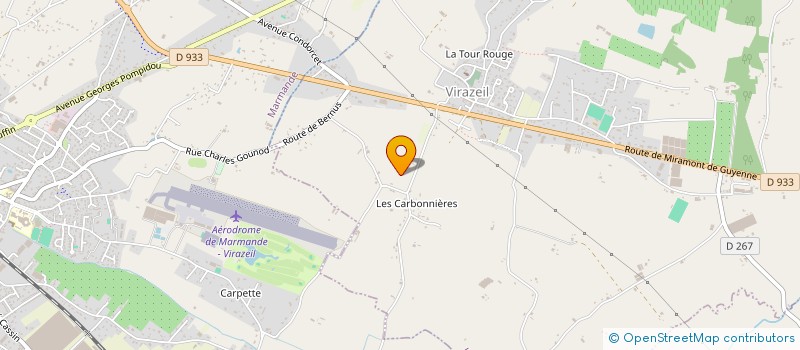 localisation de l'entreprise ETABLISSEMENT GENDREAU à MARMANDE