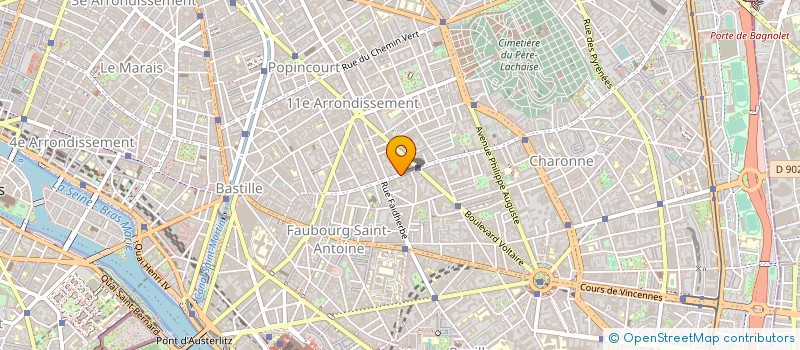 localisation de l'entreprise ETABLISSEMENT GEORGES DEBS à PARIS