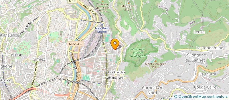 localisation de l'entreprise ETABLISSEMENT GIACALONE  NICE