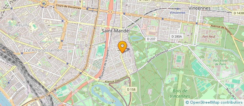 localisation de l'entreprise ETABLISSEMENT GILLIS  SAINT-MANDE