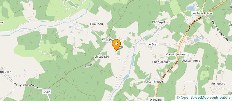 localisation de l'entreprise ETABLISSEMENT GINTRAT  DOUVILLE