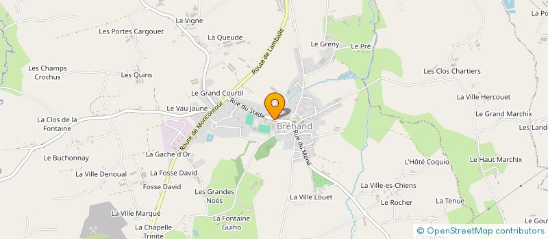 localisation de l'entreprise ETABLISSEMENT GOIN  BREHAND