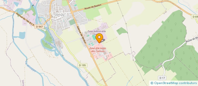 localisation de l'entreprise ETABLISSEMENT GRANDPIERRE à STENAY