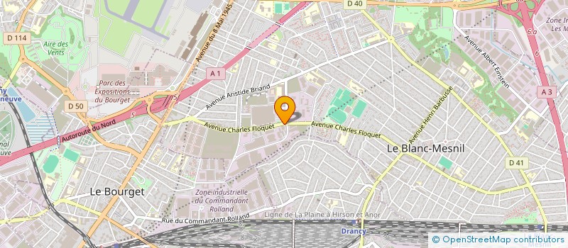 localisation de l'entreprise ETABLISSEMENT GUITTON à LE BLANC-MESNIL