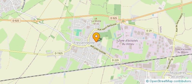 localisation de l'entreprise ETABLISSEMENT GUY LESAGE à FRESSENNEVILLE
