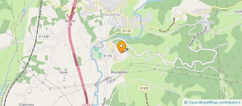 localisation de l'entreprise ETABLISSEMENT HEBERGEMENT PERSONNES AGEES DEPENDANTES à DONZENAC