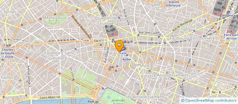 localisation de l'entreprise ETABLISSEMENT HENRY à PARIS