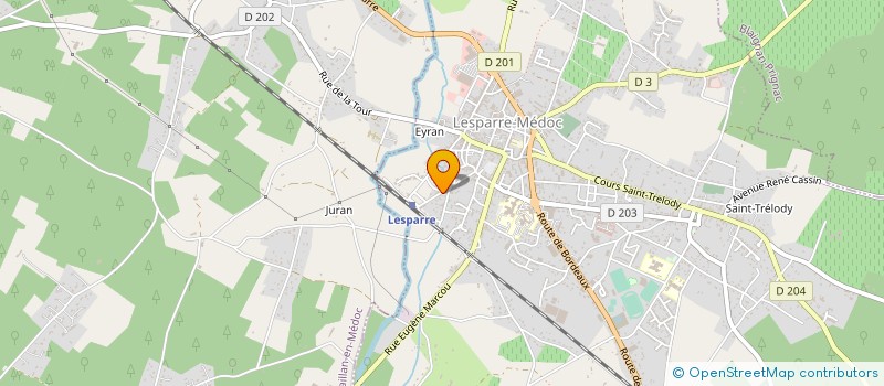 localisation de l'entreprise ETABLISSEMENT HORTICOLE DE LESCARNADEY  LESPARRE-MEDOC