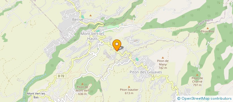 localisation de l'entreprise ETABLISSEMENT HORTICOLE LE MONT VERT à SAINT-PIERRE