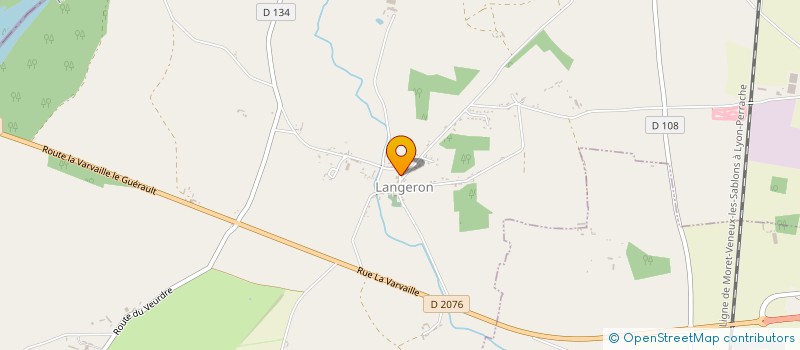 localisation de l'entreprise ETABLISSEMENT JAMET  LANGERON