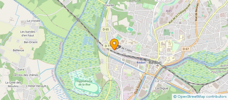 localisation de l'entreprise ETABLISSEMENT JEAN-PATRICE BOURDAIS  REDON
