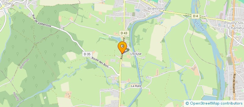 localisation de l'entreprise ETABLISSEMENT JOSSPLAST  POUILLY-SOUS-CHARLIEU