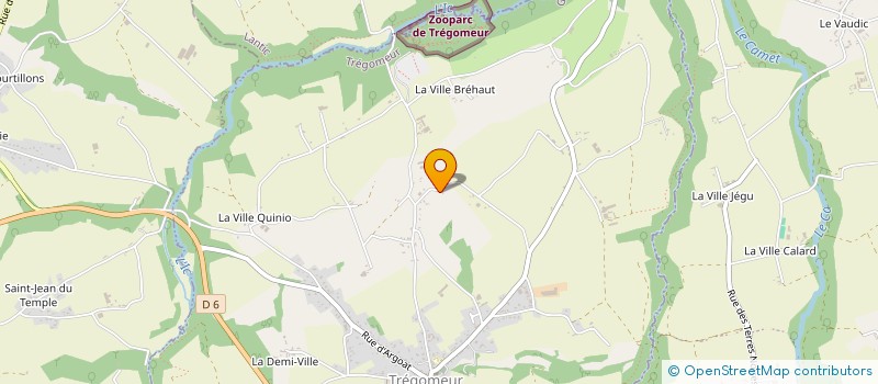 localisation de l'entreprise ETABLISSEMENT JOUAN PEROU à TREGOMEUR