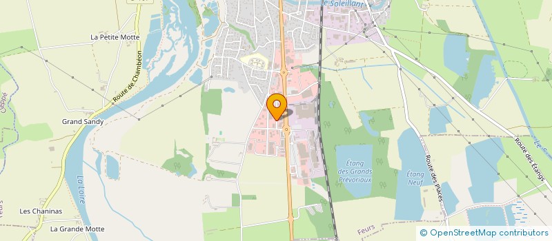 localisation de l'entreprise ETABLISSEMENT JOURLIN  FEURS